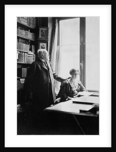 Alexander Onegin, Russian author and historian, and ballerina Tamara Karsavina, early 20th century. by Anonymous