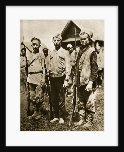 Types of revolutionary soldiers in the Russian army, c1917-c1918 by Unknown