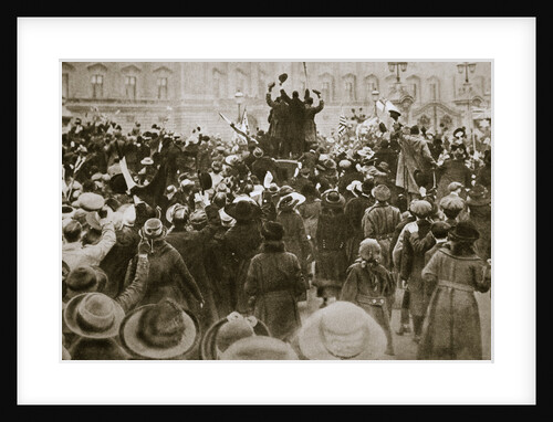 Celebrating the end of the First World War, London, November 1918 by Unknown