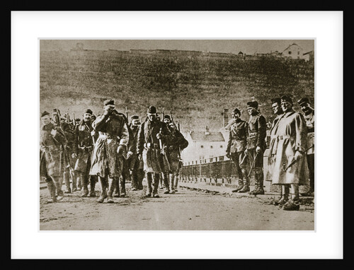 American troops march into Germany, 1918 by Unknown