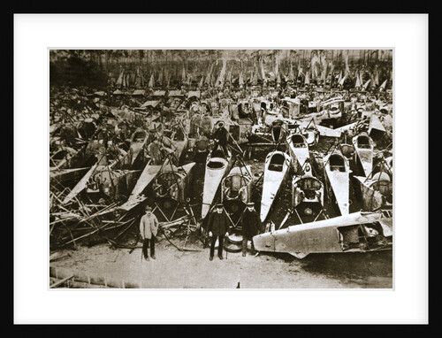 German war materiel destroyed under the terms of the Armistice by Unknown