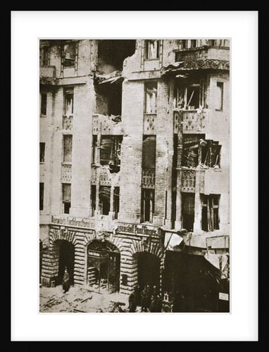 Damage to the offices of the socialist newspaper Vorwarts, Berlin, Germany, 1919 by Unknown