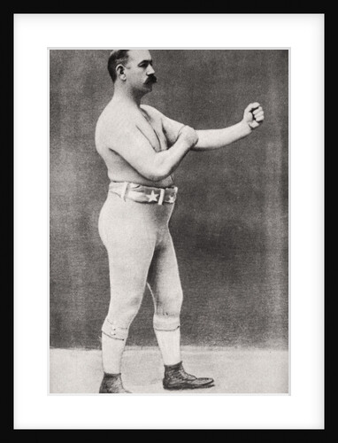 John L Sullivan, American boxer, c1898 by Unknown