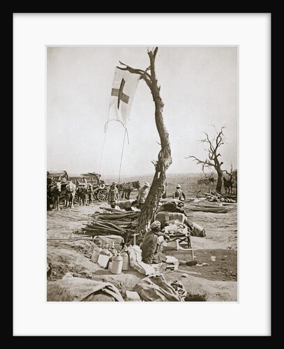 An advanced dressing station, Somme campaign, France, World War I, 1916 by Unknown