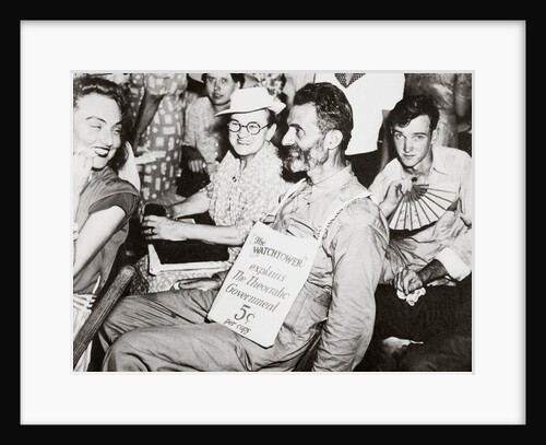 An anti-war group of Jehovah's Witnesses convening in 1940 by Unknown