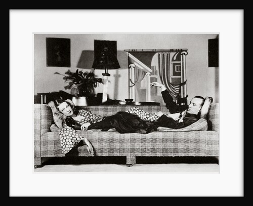 Noel Coward and Gertrude Lawrence in a scene from Private Lives, New York, USA, 1931 by Unknown