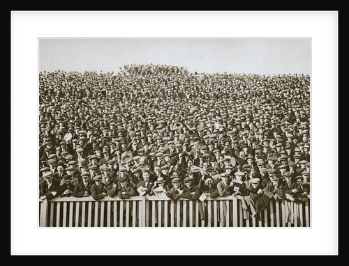 Saturday football crowd, 20th century by Unknown