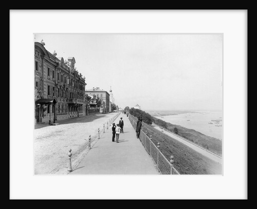 Strelka, confluence of the Volga and Oka rivers, Nizhny Novgorod, Russia, 1896 by Maxim Dmitriev