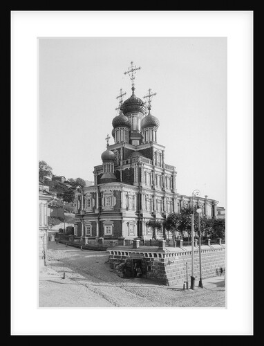The Virgins Nativity Church (Stroganov Church), Nizhny Novogorod, Russia, 1896. by Maxim Dmitriev