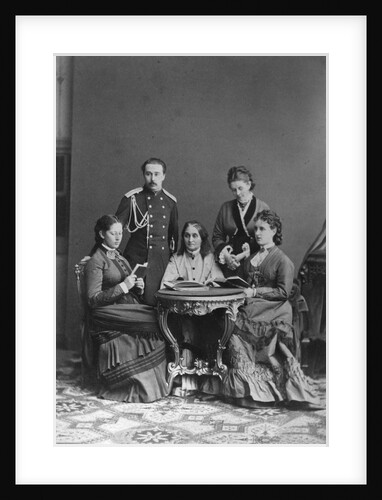 Count Sergei Sheremetev and Countess Ekaterina Sheremeteva and family, 1870s by Anonymous