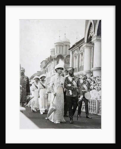 Tsars family at the celebrations of the 300th anniversary of the House of Romanov, Russia, 1913 by Unknown