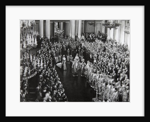 Tsar Nicholas II at the opening ceremony of the first Duma, St Petersburg, Russia, 1906 by Unknown