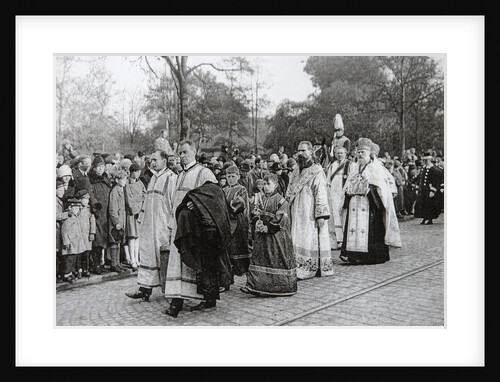 Funeral of Tsarina Maria Fyodorovna of Russia, Roskilde, Denmark, 19 October 1928 by Anonymous