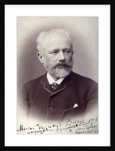 Peter Tchaikovsky, Russian composer, 1888 by Unknown