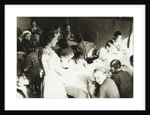 A Young Pioneers camp canteen, USSR, 1930s by Unknown