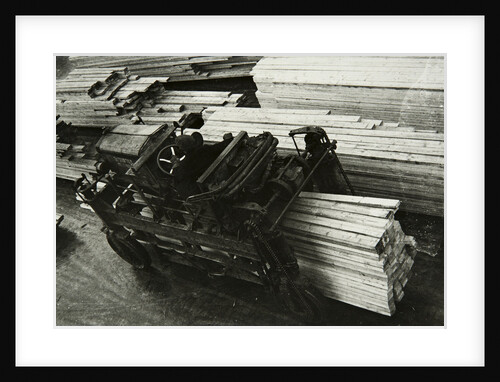 In a woodworking factory, Russia, 1950s by Unknown