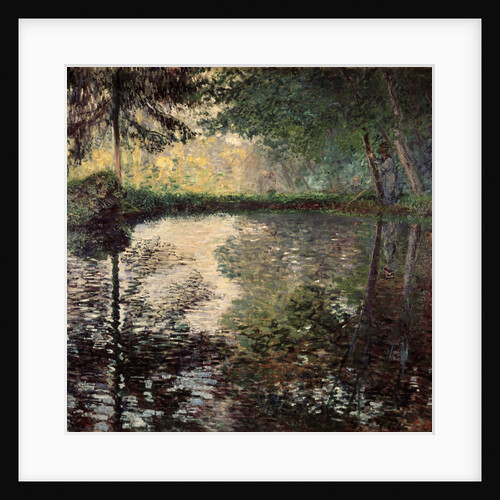 Pond at Montgeron, c1876. by Claude Monet