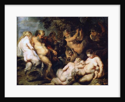 Bacchanalia, c1615. by Peter Paul Rubens