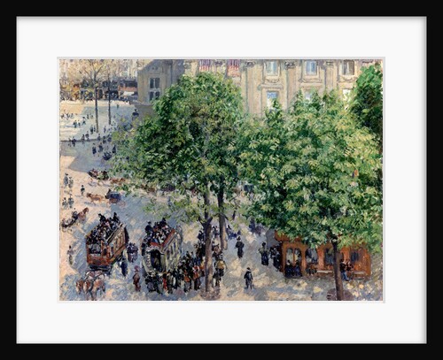 Place du ThÃ©Ã¢tre FranÃ§ais in Paris. Spring by Camille Pissarro
