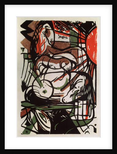 Birth of a Foal, 1913 by Franz Marc