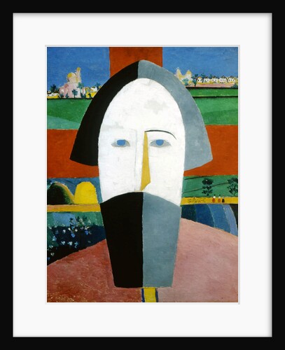 Head of a Peasant, 1928-1932. by Kazimir Malevich
