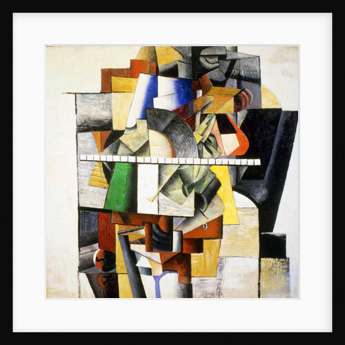 Portrait of Mikhail Matyushin, 1913. by Kazimir Malevich
