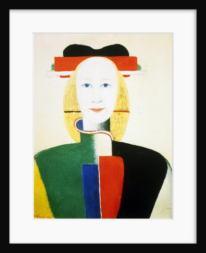A Girl with a Comb, 1932-1933 by Kazimir Malevich