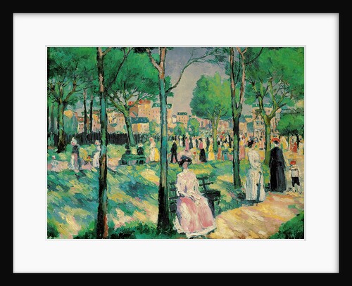 On the Boulevard, 1903. by Kazimir Malevich