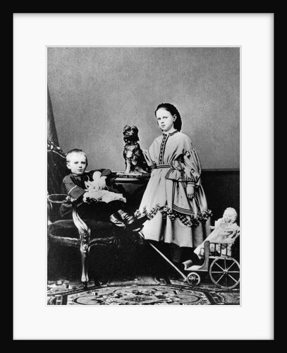 Grand Duchess Maria Alexandrovna and Grand Duke Sergei Alexandrovich of Russia, c1862-c1863 by Unknown