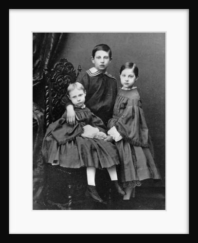 The three eldest children of Grand Duke Konstantin Nikolayevich of Russia, c1860-c1861 by Unknown