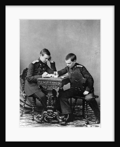 Grand Dukes Alexander Alexandrovich and Vladimir Alexandrovich of Russia, c1859-c1861 by Unknown