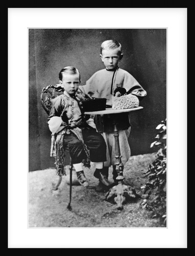 Grand Dukes Paul Alexandrovitch and Sergei Alexandrovitch of Russia, 1863 by Unknown