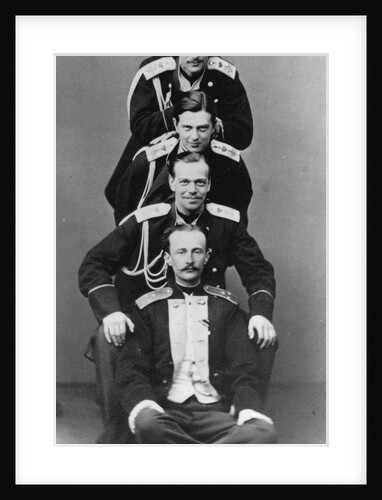 Grand Dukes Alexander Alexandrovich and Vladimir Alexandrovich of Russia, c1870-c1875(?) by Sergei Levitsky