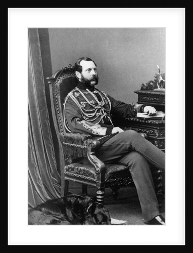 Tsar Alexander II of Russia, c1860s(?) by Count Ivan Grigorievich Nostitz