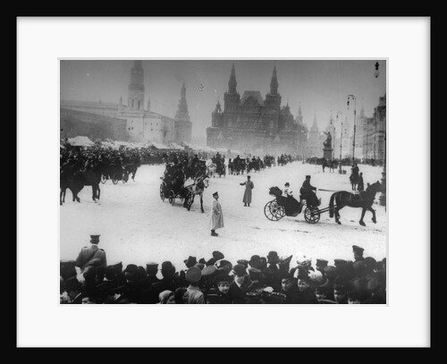 Coach station at the Strastnoy Monastery, Moscow, Russia, c1900-c1905 by Unknown