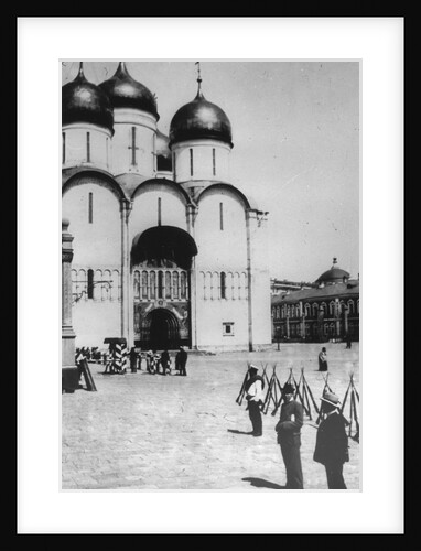 The Cathedral of the Dormition in the Moscow Kremlin, Russia, 1883. by Scherer Nabholz & Co