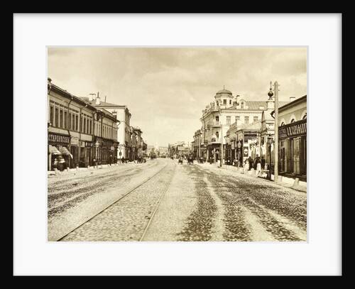 View of the Arbat Street from the Church of the Life-Giving Trinity, Moscow, Russia, 1888 by Unknown