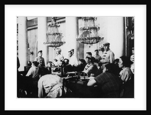 Trial of leaders of the Socialist-Revolutionary Party, Moscow, Russia, August 1922 by Unknown