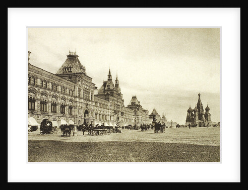 The upper trading rows in Red Square, Moscow, Russia, 1910s by Unknown
