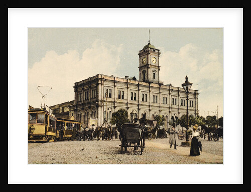 Nicholas Railway Station, Kalanchyovskaya Square, Moscow, Russia, c1904-c1905 by Unknown
