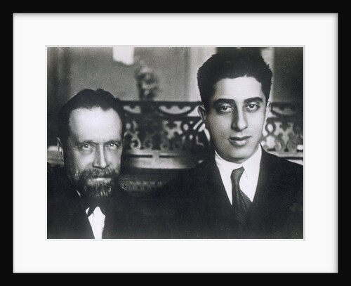 Composers Nikolai Myaskovsky and Aram Khachaturian, 1933 by Unknown