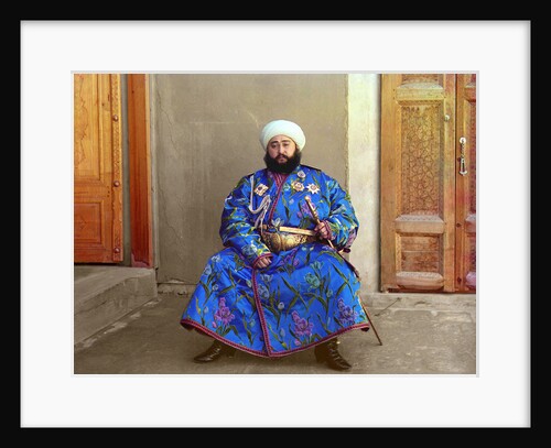 Mohammed Alim Khan, the last Emir of Bukhara, 1911 by Sergey Mikhaylovich Prokudin-Gorsky