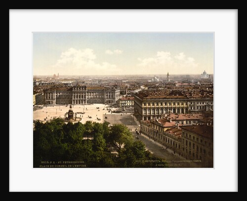 St Isaacs Square, St Petersburg, Russia, c1890-c1905 by Anonymous