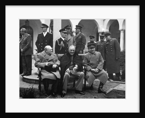 Conference of the Allied leaders, Yalta, Crimea, USSR, February 1945 by Anonymous