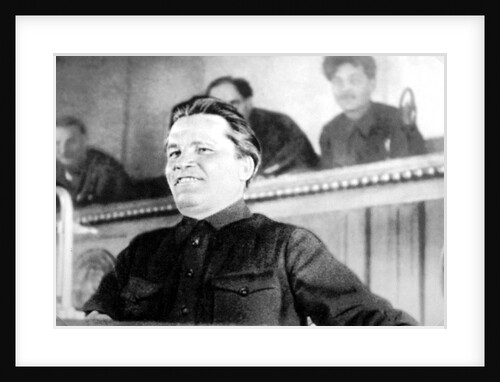 Soviet politician Sergei Kirov, 17th Congress of the Communist Party, Moscow, USSR, 1934 by Anonymous