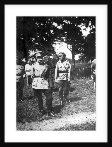 Mikhail Alekseyev, Commander-in-chief of the Volunteer Army, near Ekaterinodar, Russia, 1918 by Anonymous