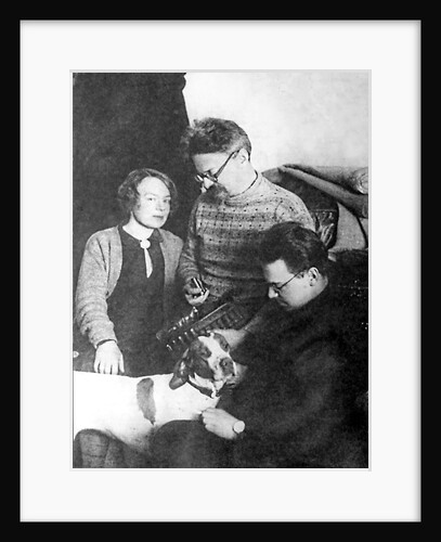 Leon Trotsky and his family, Alma Ata, USSR, 1928 by Anonymous