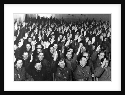 The Trial of the Twenty-One, Moscow, USSR, 1938. by Anonymous