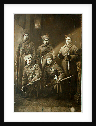 A group of Red Army soldiers before leaving for the front, Petrograd, Russia, 1918 by Anonymous