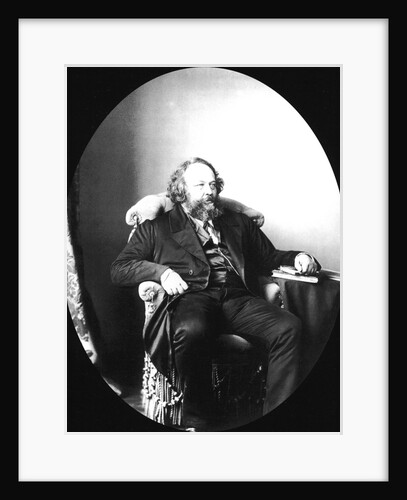 Mikhail Bakunin, Russian revolutionary and theorist of anarchism, 1863 by Sergei Levitsky